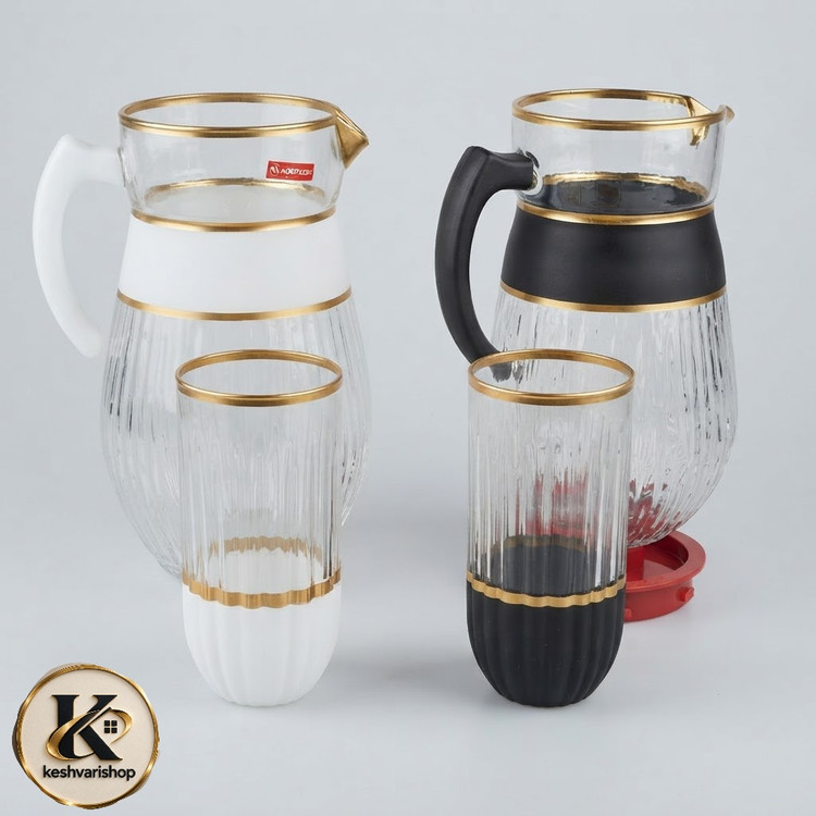 سرویس پارچ و لیوان 7 پارچه برند نوری تازه کد 6530