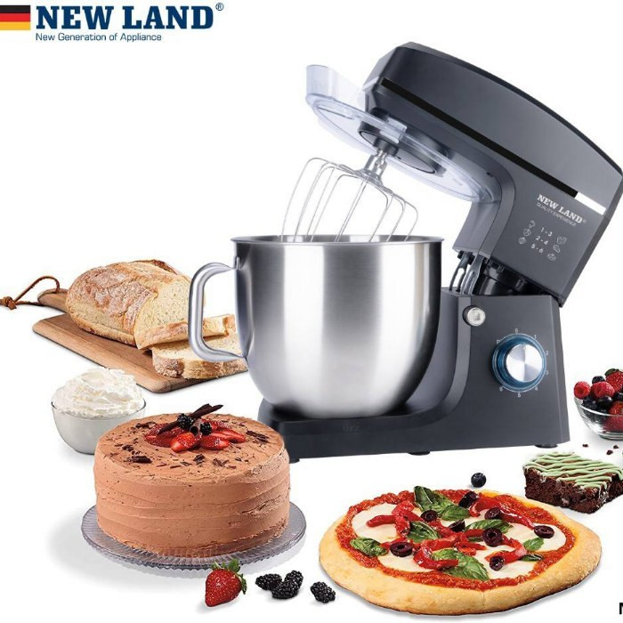 همزن کاسه دار حرفه ای نیولند ظرفیت 10 لیتر مدل NL-2780BL