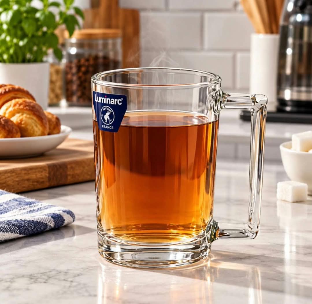 لیوان دسته دار لومینارک اصل فرانسه بسته 6 عددی مدل 32cl